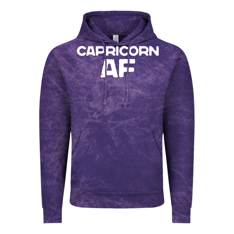 Capricorn Af Zodiac Sign Vintage Hoodie by artisFamous | Teevron