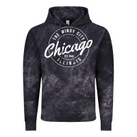 Cloud Black chicago Vintage Hoodie - artisFamous