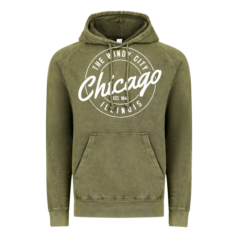 Chicago Vintage Hoodie by artisFamous | Teevron