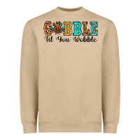 Mushroom gobble til you wobble thanksgiving turkey Heavyweight Sweatshirt - RanaPortraitStore