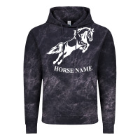 Cloud Black Personalised Horse Printed Equestrian Riding Cob Jumping Rider Horse Vintage Hoodie - artisFamous