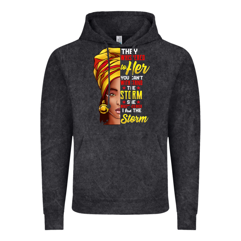 Black History Month Shirt African Woman Afro I Am The Storm T Shirt Vintage Hoodie by artisFamous | Teevron