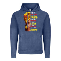 Vintage Denim black history month shirt african woman afro i am the storm t shirt Vintage Hoodie - artisFamous