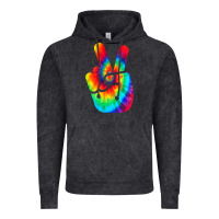Vintage Black cool peace hand tie dye t shirt for boys and girls Vintage Hoodie - artisFamous