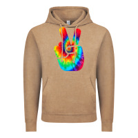 Vintage Coffee cool peace hand tie dye t shirt for boys and girls Vintage Hoodie - artisFamous