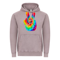 Vintage Zinc cool peace hand tie dye t shirt for boys and girls Vintage Hoodie - artisFamous