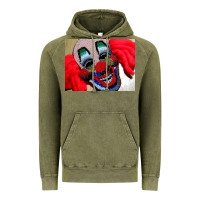 Vintage Olive embroidered clown Vintage Hoodie - artisFamous