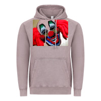 Vintage Zinc embroidered clown Vintage Hoodie - artisFamous