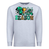 Heather Grey tis the season soccer Premium Sweatshirt - Jasminsmagicworld