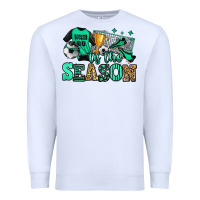 White tis the season soccer Premium Sweatshirt - Jasminsmagicworld