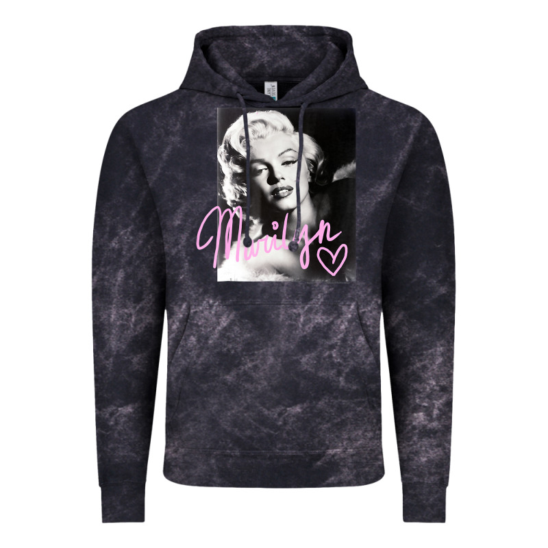 Monroe Black And White Pink Handwriting T Shirt Vintage Hoodie by artisFamous | Teevron