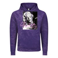 Cloud Purple monroe black and white pink handwriting t shirt Vintage Hoodie - artisFamous