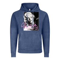 Vintage Denim monroe black and white pink handwriting t shirt Vintage Hoodie - artisFamous