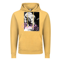 Vintage Mustard monroe black and white pink handwriting t shirt Vintage Hoodie - artisFamous