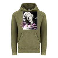 Vintage Olive monroe black and white pink handwriting t shirt Vintage Hoodie - artisFamous