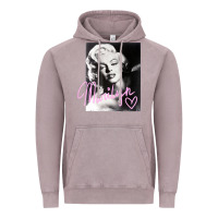 Vintage Zinc monroe black and white pink handwriting t shirt Vintage Hoodie - artisFamous
