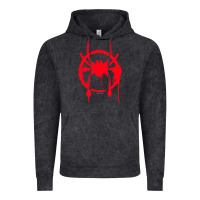 Vintage Black spiderverse miles symbol tag t shirt Vintage Hoodie - artisFamous