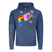Vintage Denim nyan cat t shirt Vintage Hoodie - artisFamous