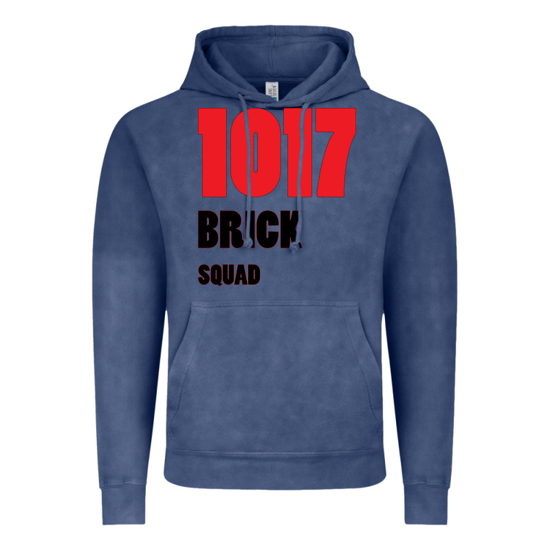 1017 Brick Squad Black Red Vintage Hoodie by artisFamous | Teevron