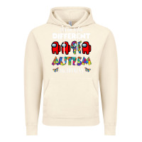 Vintage Artic a.mong us it's o.kay to be different autism awareness t shirt Vintage Hoodie - artisFamous
