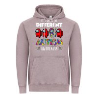 Vintage Zinc a.mong us it's o.kay to be different autism awareness t shirt Vintage Hoodie - artisFamous