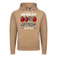 Vintage Coffee a.mong us it's o.kay to be different autism awareness t shirt Vintage Hoodie - artisFamous