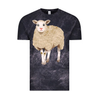 Cloud Black sheep Vintage Tee - FaDigitalArtStudio