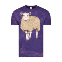 Cloud Purple sheep Vintage Tee - FaDigitalArtStudio