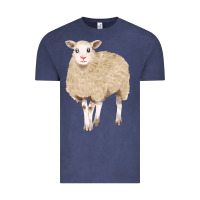 Vintage Denim sheep Vintage Tee - FaDigitalArtStudio