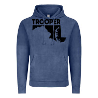 Vintage Denim maryland state trooper Vintage Hoodie - artisFamous