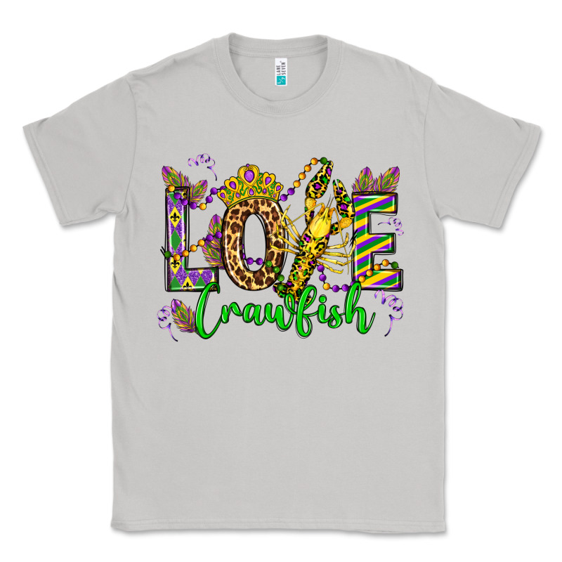 Love Crawfish Mardi Gras Olivia Classic Tee by OliviaCreatesArt | Teevron