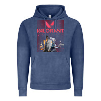 Vintage Denim valorant gaming design Vintage Hoodie - artisFamous