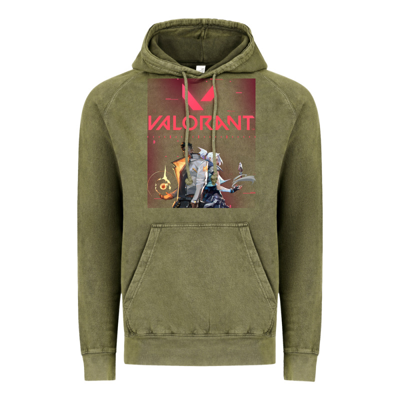 Valorant Gaming Design Vintage Hoodie by artisFamous | Teevron