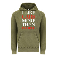 I Like Cars More Than People Vintage Hoodie | Teevron