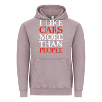 Vintage Zinc I LIKE CARS MORE THAN PEOPLE Vintage Hoodie - artisFamous