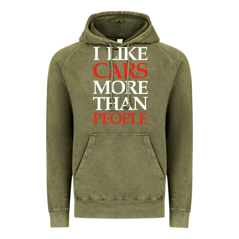 I Like Cars More Than People Vintage Hoodie by artisFamous | Teevron