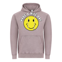 Vintage Zinc retro   have a nice day   smile happy face Vintage Hoodie - artisFamous