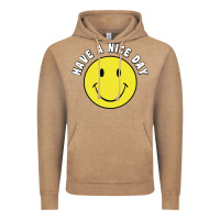 Vintage Coffee retro   have a nice day   smile happy face Vintage Hoodie - artisFamous