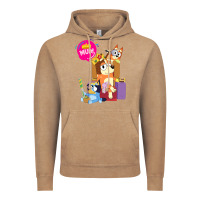 Vintage Coffee bluey mom dad funny queen for family lover t shirt Vintage Hoodie - artisFamous