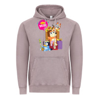 Vintage Zinc bluey mom dad funny queen for family lover t shirt Vintage Hoodie - artisFamous
