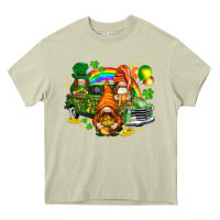 Mossy St. Patrick's Day gnomies with leopard tumbler Heavy Core Tee - HowdyJamesFarm
