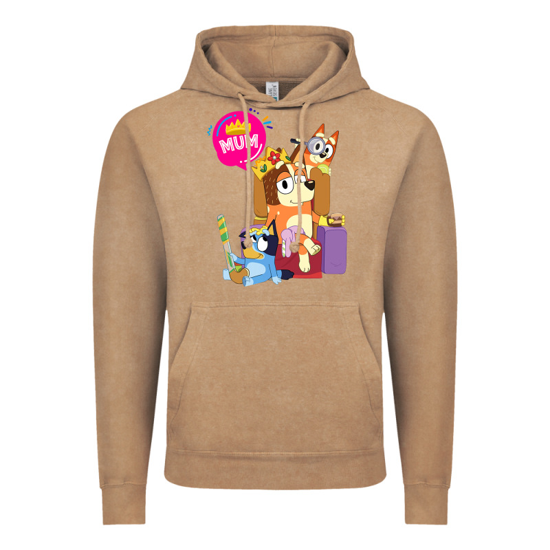 Bluey Mom Dad Funny Queen For Family Lover T Shirt Vintage Hoodie by artisFamous | Teevron