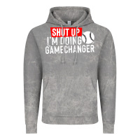 Cloud Rock shut up i'm doing game changer baseball Vintage Hoodie - artisFamous