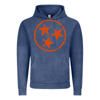 Vintage Denim tennessee flag vintage grunge distressed graphic Vintage Hoodie - artisFamous