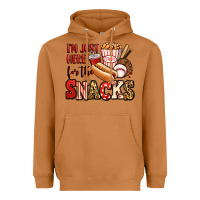 Meerkat i'm just here for the snacks baseball Heavyweight Hoodie - Jasminsmagicworld