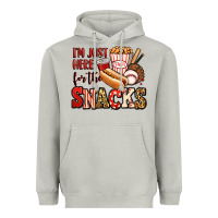Moon Dust i'm just here for the snacks baseball Heavyweight Hoodie - Jasminsmagicworld
