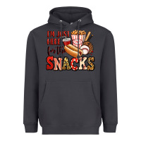 Smoke i'm just here for the snacks baseball Heavyweight Hoodie - Jasminsmagicworld