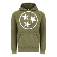 Vintage Olive tennessee flag vintage grunge distressed graphic Vintage Hoodie - artisFamous