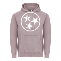 Vintage Zinc tennessee flag vintage grunge distressed graphic Vintage Hoodie - artisFamous