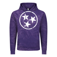 Cloud Purple tennessee flag vintage grunge distressed graphic Vintage Hoodie - artisFamous